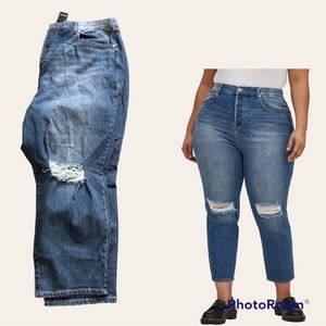 Torrid high rise curvy mom jean